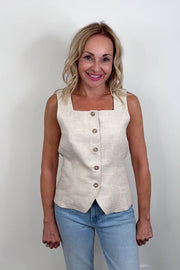 Sanctuary Outsmart Square Nk Vest