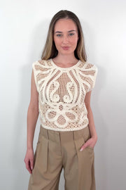 Suncoo Polonia Crochet Top