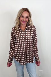Misa Roya Satin Blouse