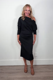 Butter Off Shoulder Cocktail Dress By I Love Tyler Madison