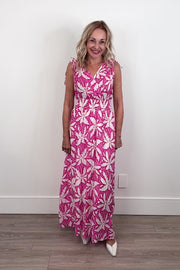 Molly Bracken Cotton Print Maxi Dress
