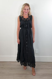 Rails Lorina Embroidered Midi Dress