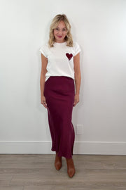 Splendid Serena Satin Skirt