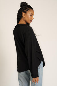 Project Social T Chiara Cozy Collared Pullover - Size XS Available