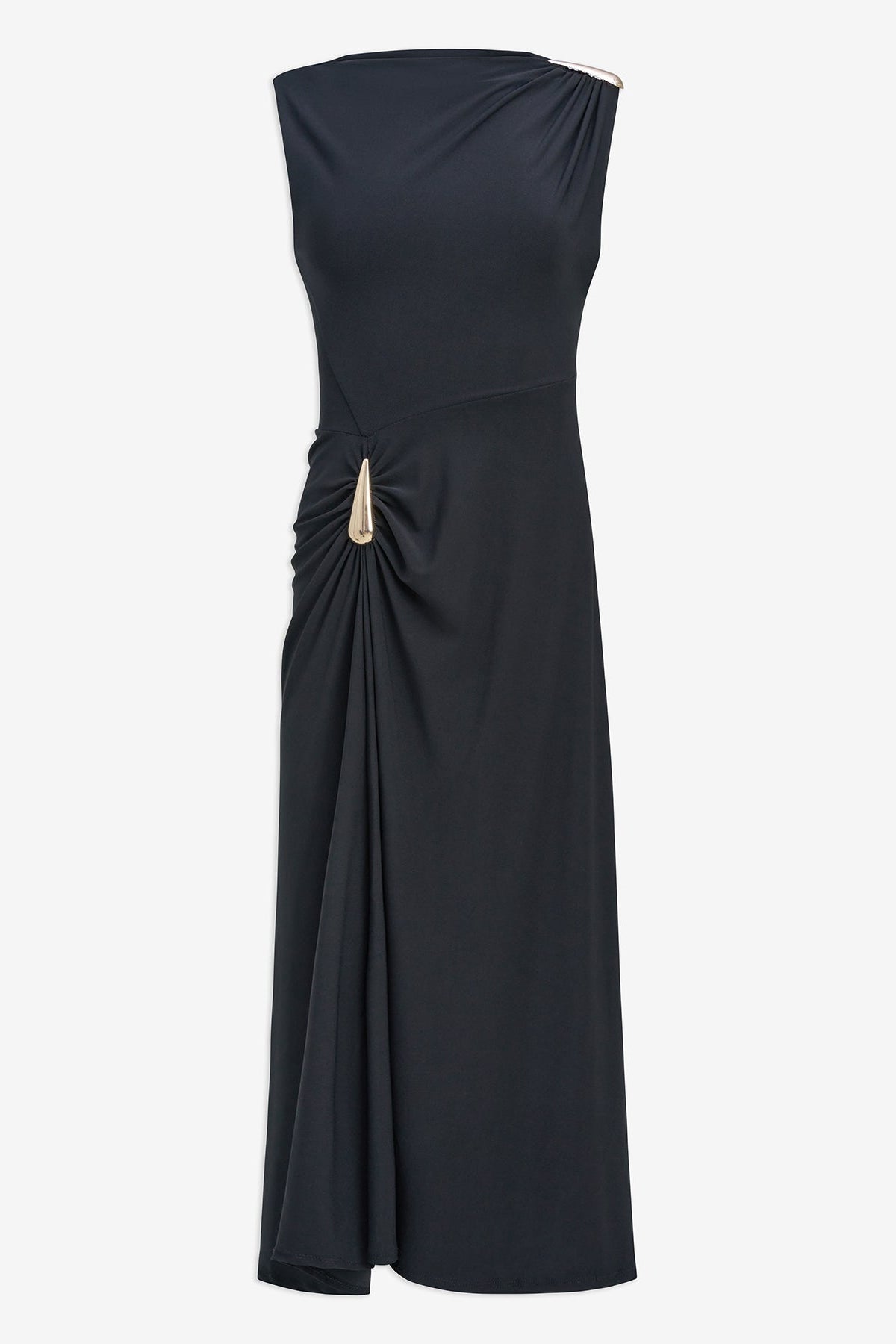 black maxi dress 