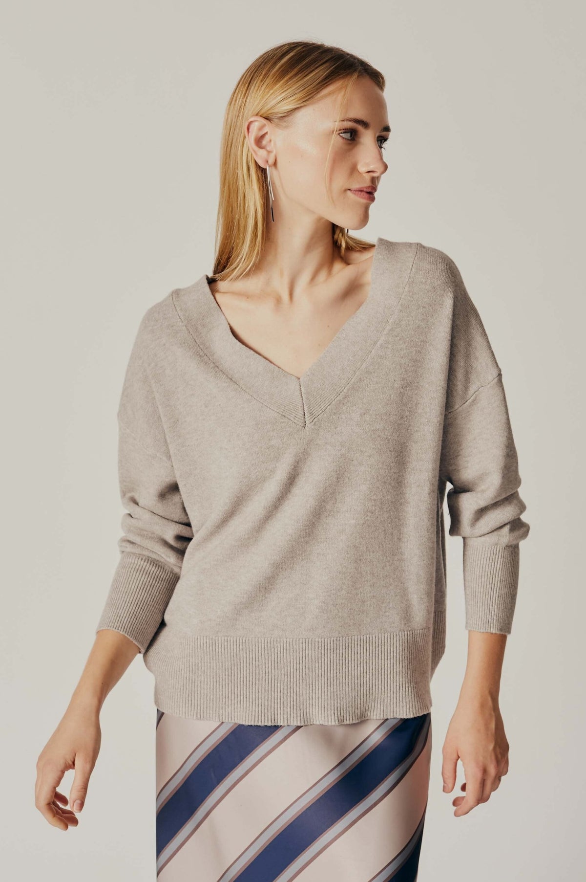 Deluc Blossom Open Back Sweater