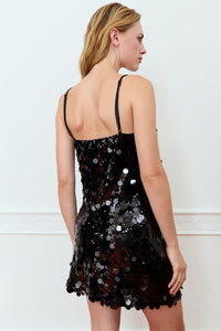 Deluc Mentha Sequin Cami in Black