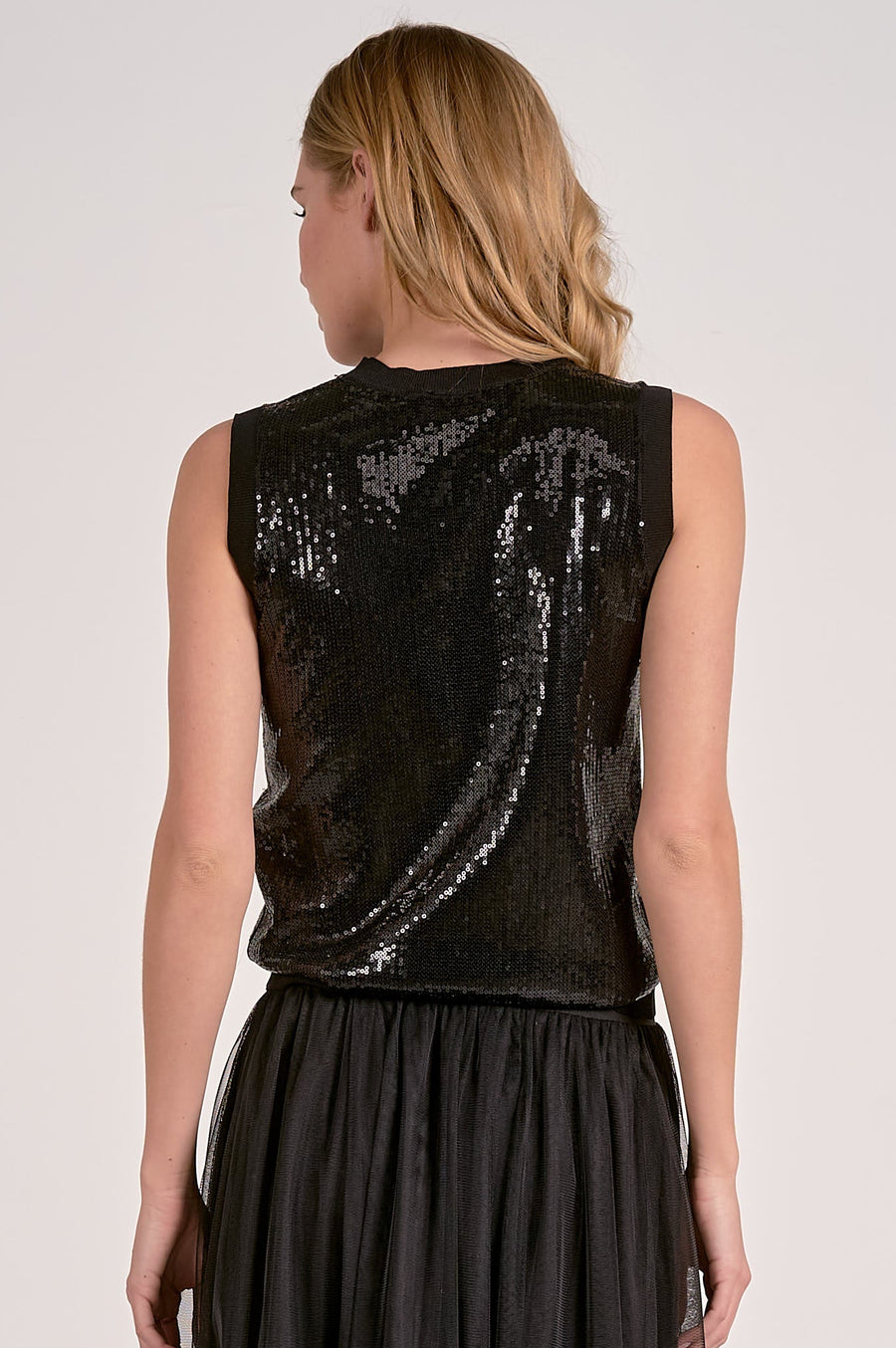 Elan Sequin Knit Tank