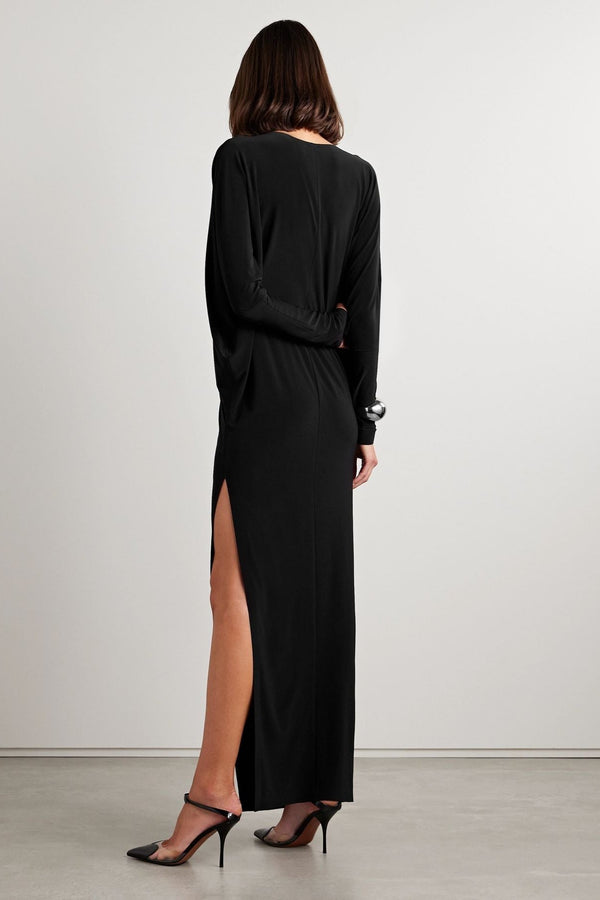 Norma Kamali Dolman Wrap Maxi Dress