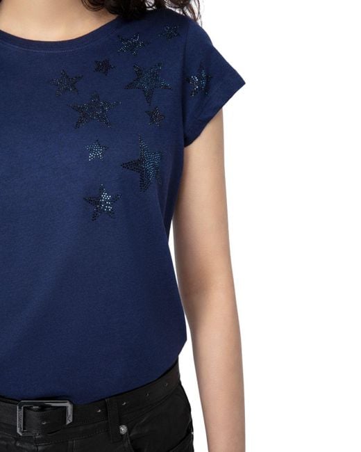 Zadig & Voltaire Rainy Stars Tee - Size S Available