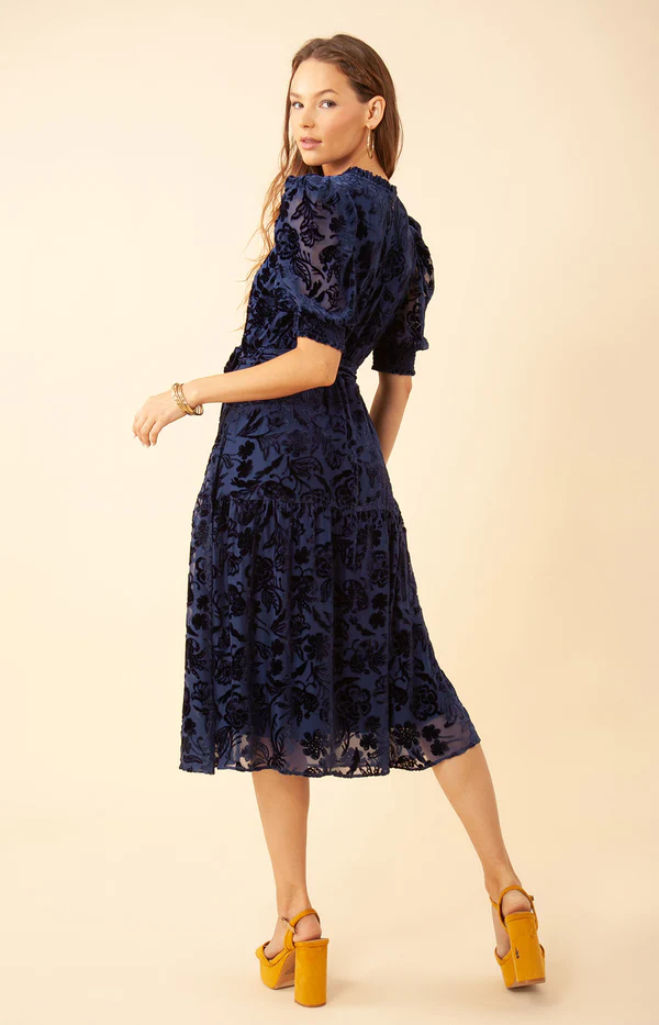 Hale Bob Kimbra Velvet Dress - Size S Available