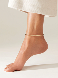 Jenny Bird Dane Anklet in Gold - Size L