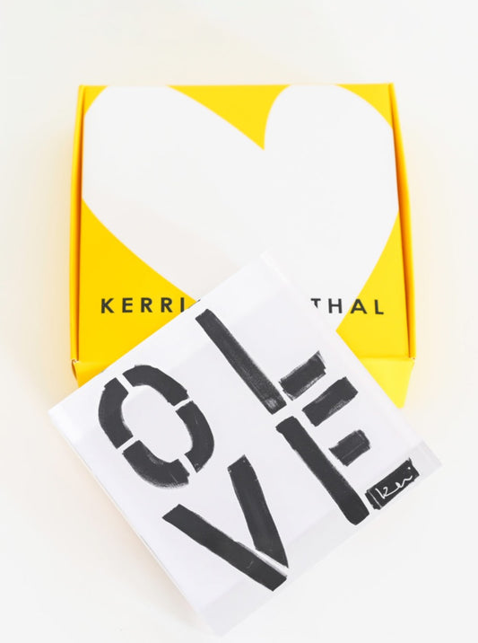 Kerri Rosenthal Olive You Block Of Love