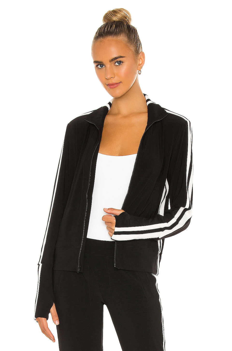 Norma Kamali Side Stripe Jacket