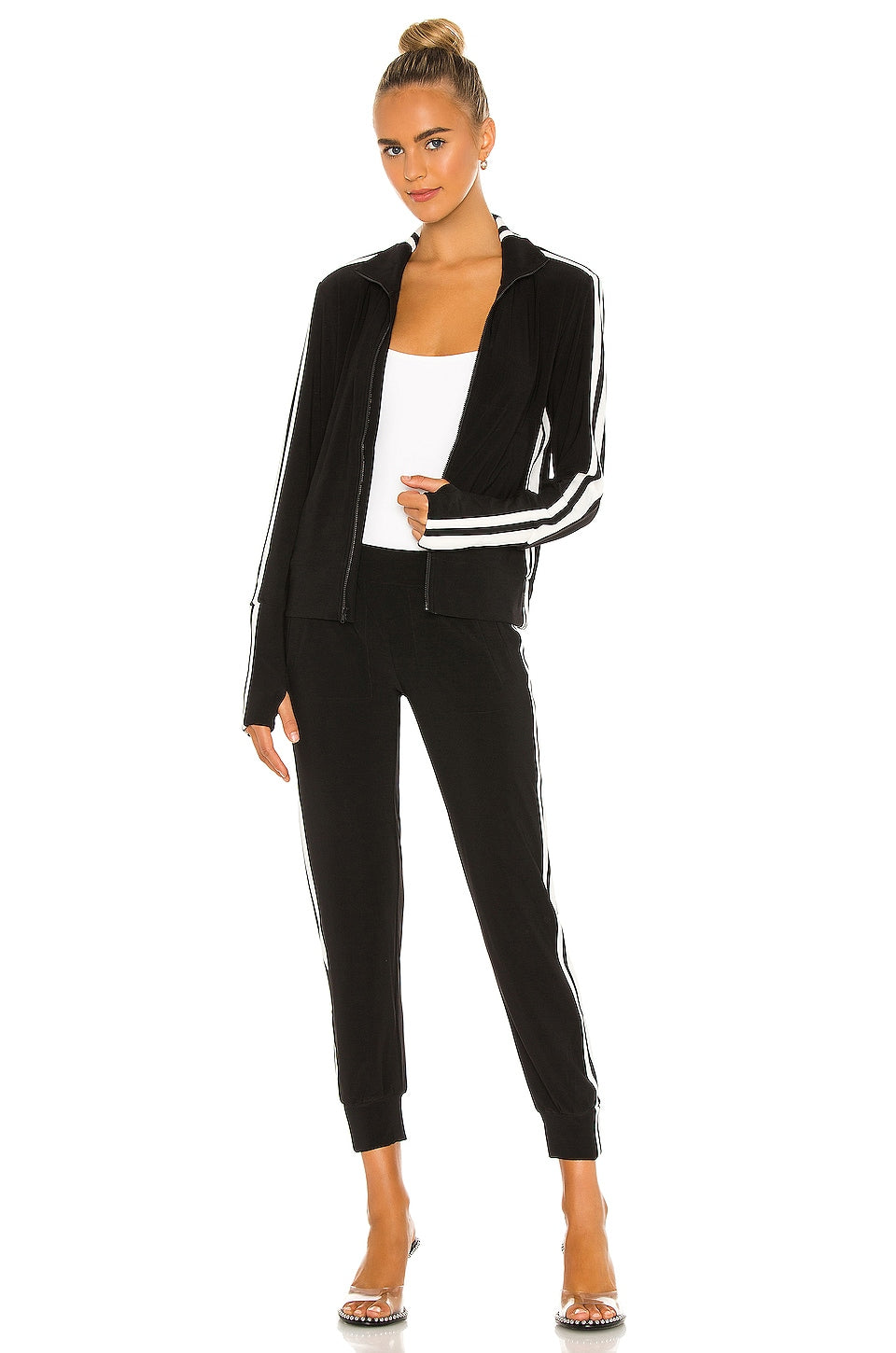 Norma Kamali Side Stripe Jacket